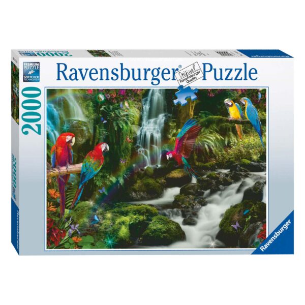 Bonte Papegaaien in de Jungle Legpuzzel, 2000st.