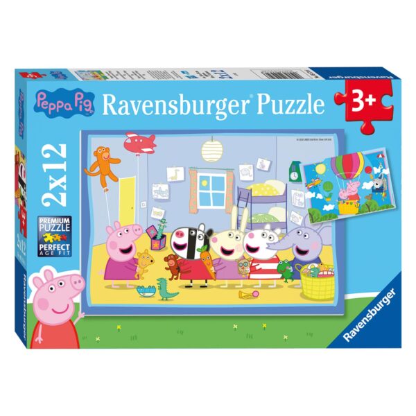 De Avonturen van Peppa Pig Legpuzzel, 12st.