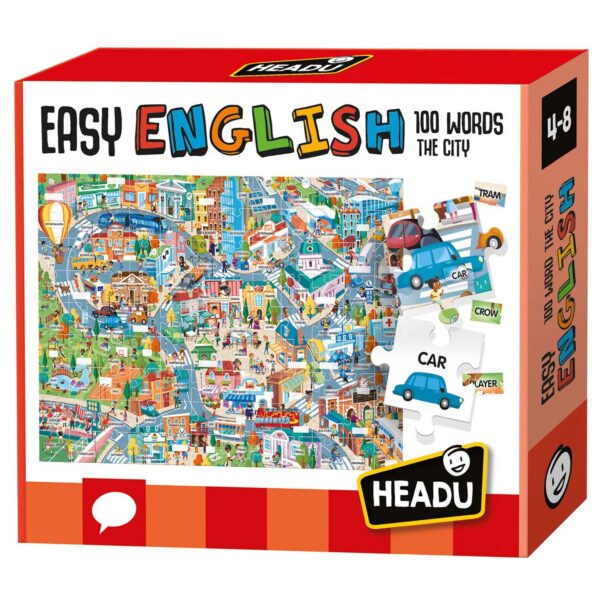 Headu Easy English 100 Words City, 108st.  (EN)