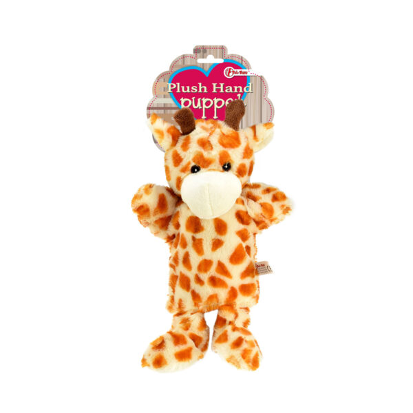 Pluchen Handpop - Giraffe