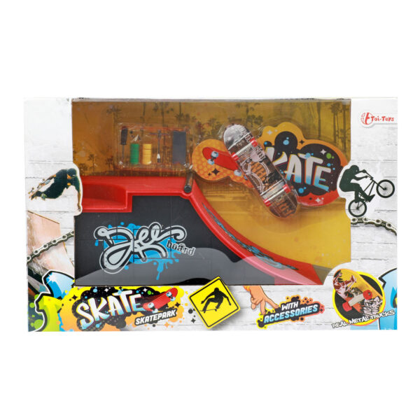 Skate Vinger Skateboard met Skatebaan Set