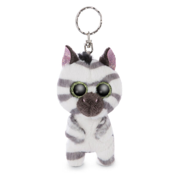 Nici Glubschis Pluchen Sleutelhanger Zebra Mankalita, 9cm