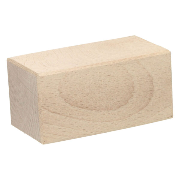 Mijlpaal Blok Hout, 11,2cm