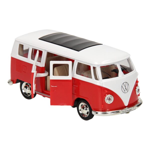 Die-cast Pull Back Volkswagen Bus T1, 1:38