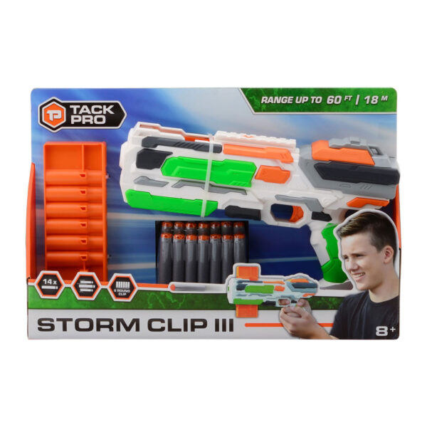 Tack Pro® Storm Clip III met 14 darts