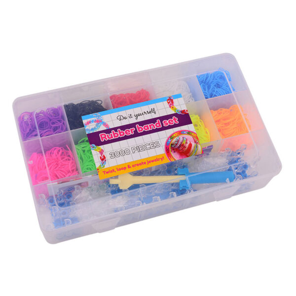 Loom Bandjes Set in Opbergdoos, 3000dlg.