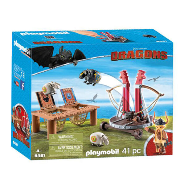 Playmobil Dragons Schapen Schieten met Rochel - 9461