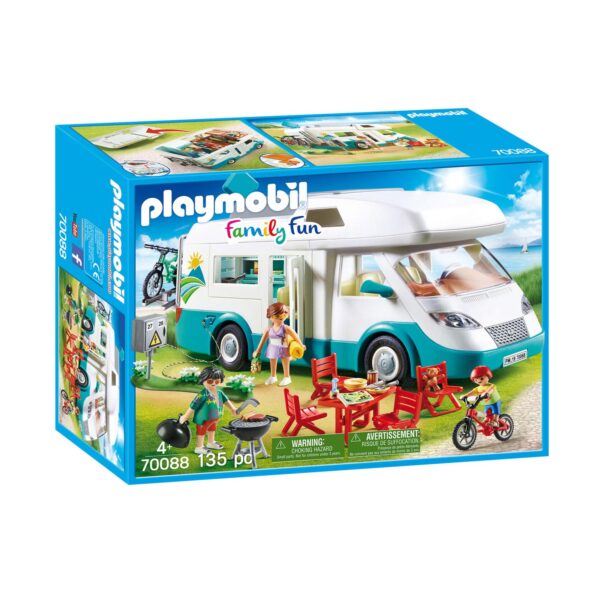 Playmobil Family Fun Camper met Familie - 70088