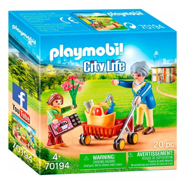 Playmobil City Life  Oma met Rollator - 70194