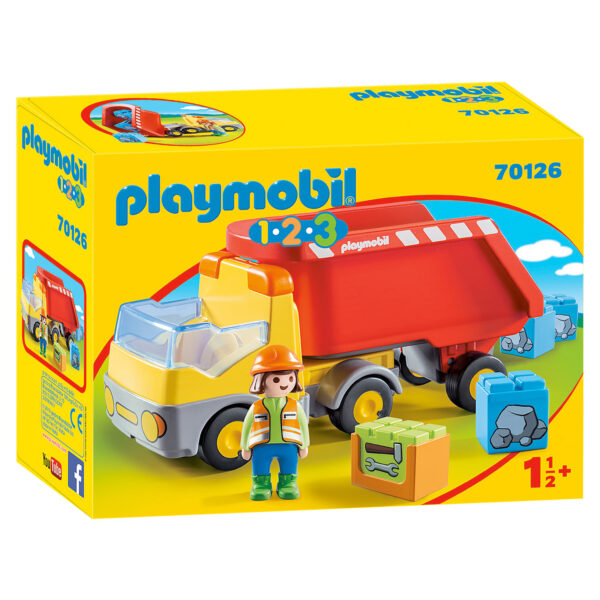 Playmobil 1.2.3. Kiepwagen - 70126