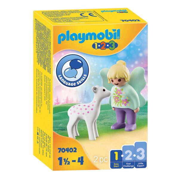 Playmobil 1.2.3. Feeenvriend met Reekalfje - 70402