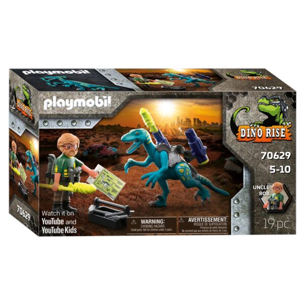 Playmobil Dino Rise Uncle Rob Bewapenen voor de Strijd - 706