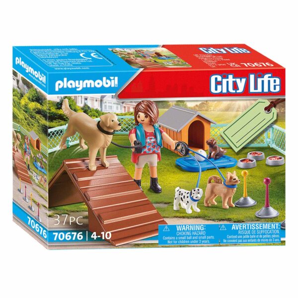 Playmobil City Life  Cadeauset Hondentrainster - 70676