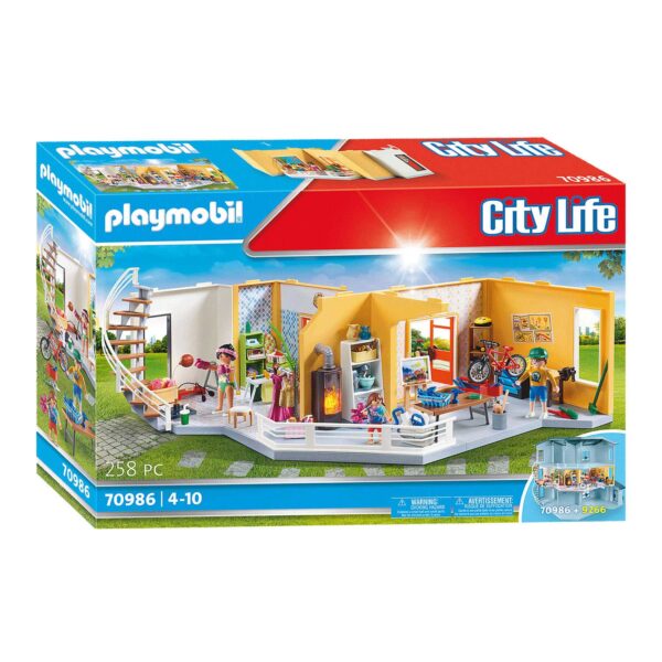 Playmobil City Life  Verdiepinguitbreiding Woonhuis - 70986