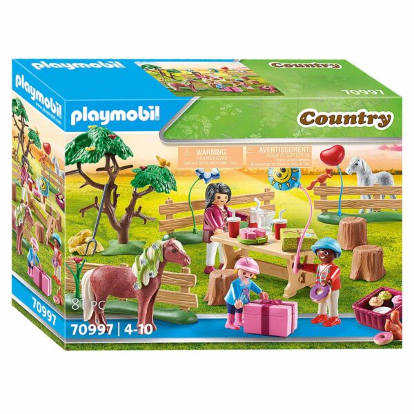 Playmobil Country Kinderverjaardagsfeestje op de Ponyboerder