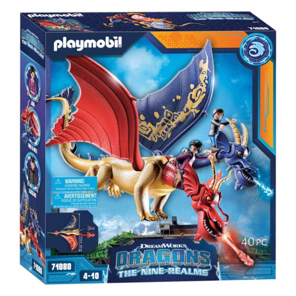 Playmobil Dragons: The Nine Realms Wu & Wei met Jun - 71080