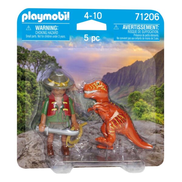 Playmobil Duopack Avonturier met T-Rex - 71206