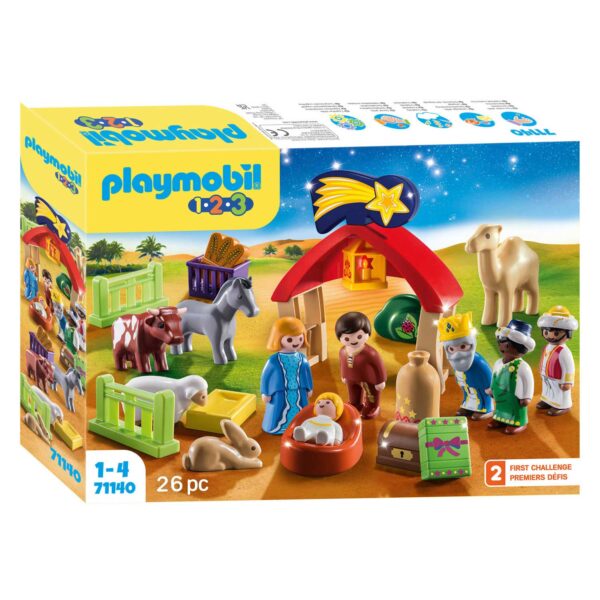 Playmobil 1.2.3. Kerststal - 711410