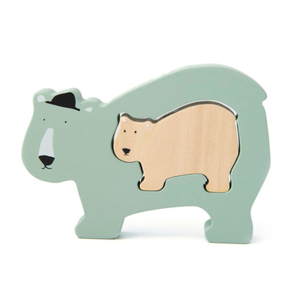 Trixie Houten Babypuzzel - Mr. Polar Bear