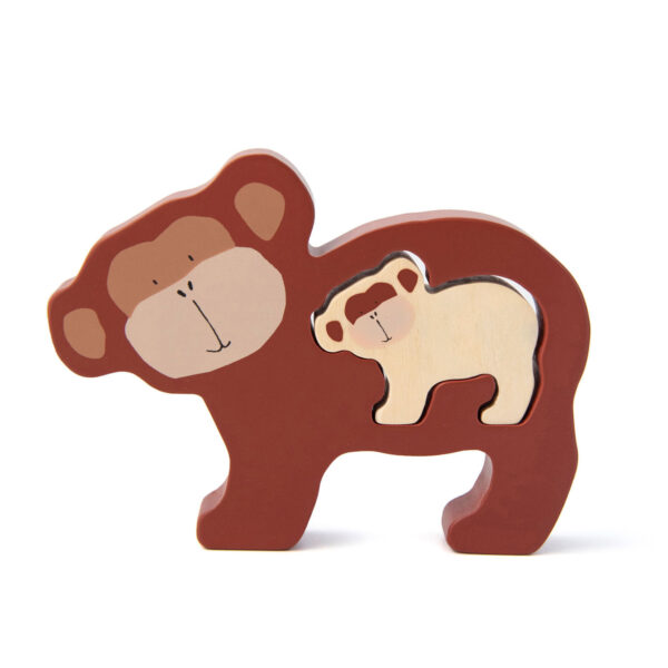 Trixie Houten Babypuzzel - Mr. Monkey