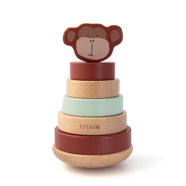 Trixie Houten Stapelspeelgoed - Mr. Monkey, 7dlg.