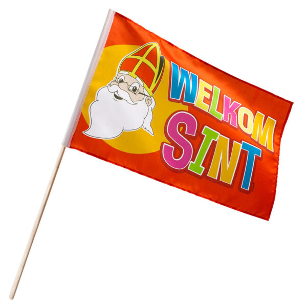 Zwaaivlag Welkom Sint