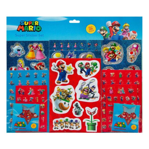 Undercover Super Mario Sticker Set, 500st.