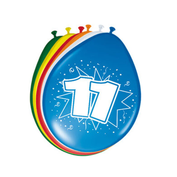 Cijfer Ballonnen 11 jaar, 8st.