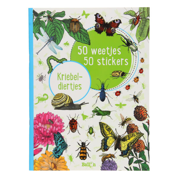 50 Weetjes 50 Stickers - Kriebeldiertjes