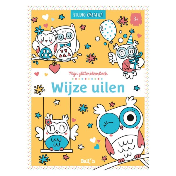 Mijn Glitterkleurboek Wijze Uilen