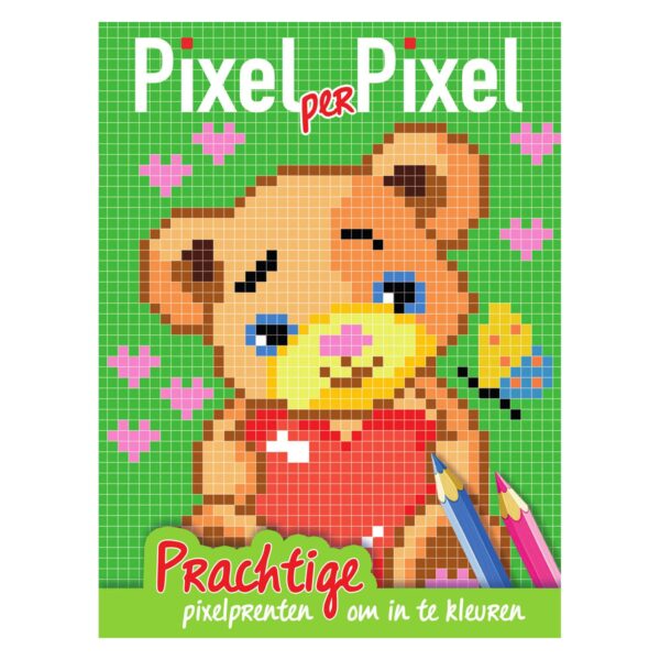 Pixel Kleurboek Beertje