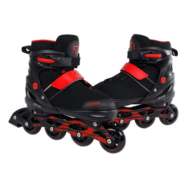 Street Rider Pro Inline Skeelers Zwart, Maat 33-37