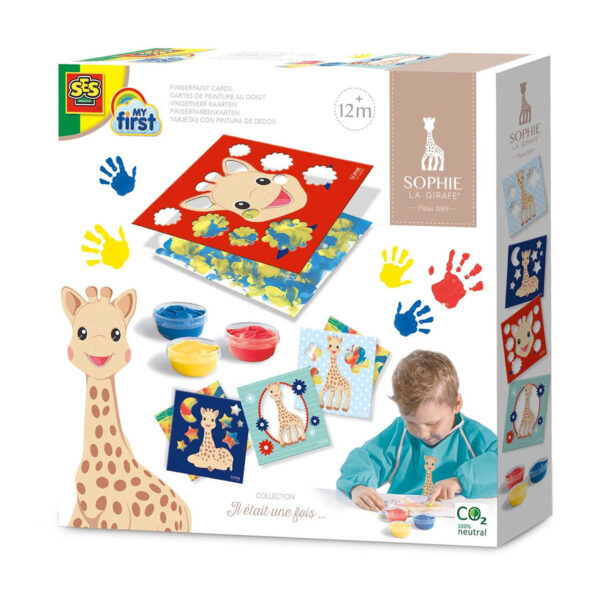 SES My First - Sophie la Girafe Vingerverf Kaarten