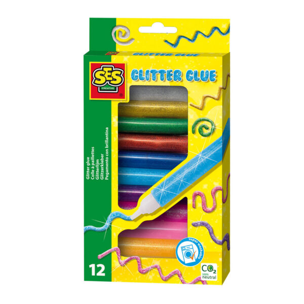 SES Glitterlijm Tubes, 12st.