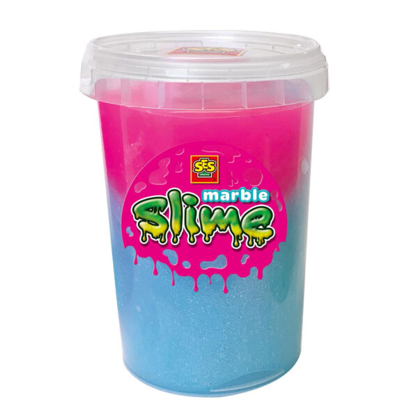 SES Marble Slime - Blauw/Roze, 200gr