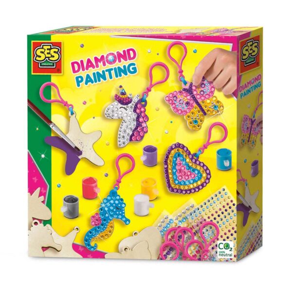 SES Diamond Painting - Houten Sleutelhangers