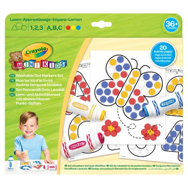 Crayola Mini Kids Washable Afwasbare Stempel Viltstiften