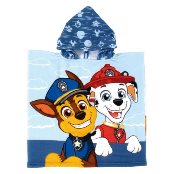 Handdoek Poncho PAW Patrol, 55x110cm