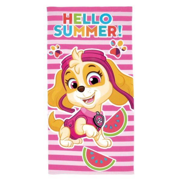 Handdoek PAW Patrol 70x140cm - roze