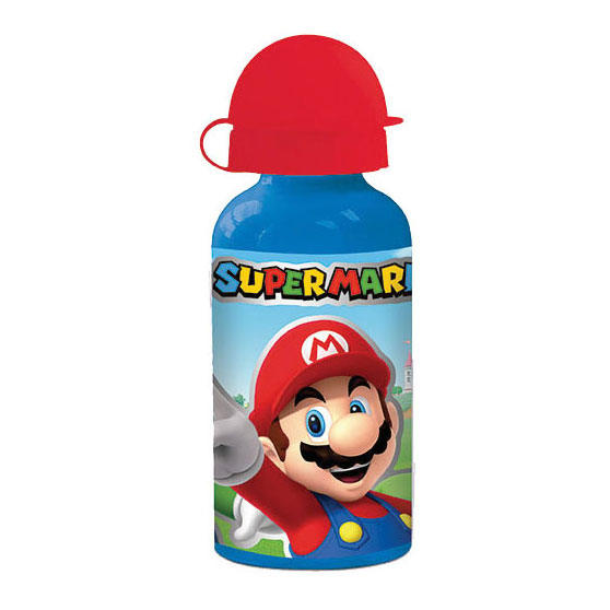 Drinkfles Aluminium Super Mario, 400ml