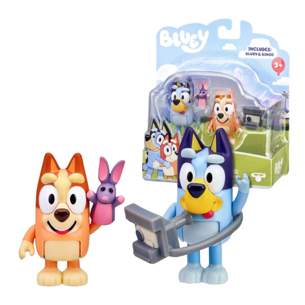 Bluey & Bingo Speelfiguren, 2st.