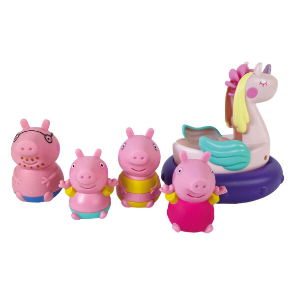 Peppa Pig Speelfiguren Badspeelgoed, 4dlg.