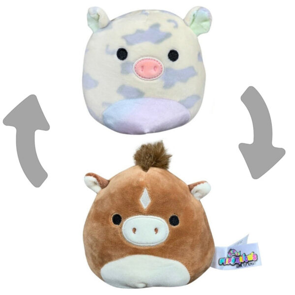 Squishmallows Knuffel Pluche Flip-a-Mallow: Harry & Rosie