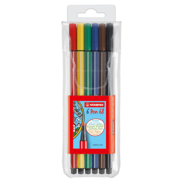 STABILO Pen 68 - 6 Kleuren