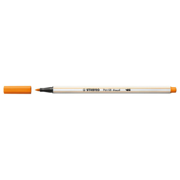 STABILO Pen 68 Brush 54 - Oranje