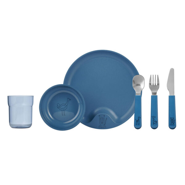 Mepal Mio Kinderservies - Deep Blue, 6dlg.