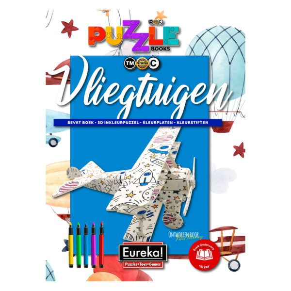 Eureka 3D Puzzel Books - Vliegtuigen