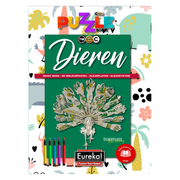 Eureka 3D Puzzel Books - Dieren