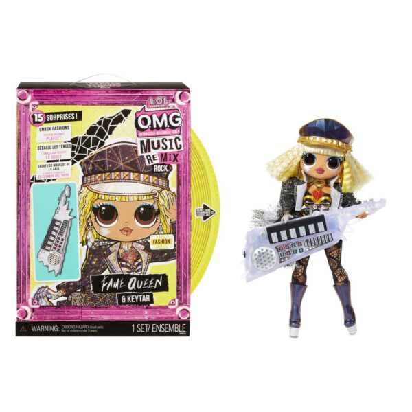 L.O.L. Surprise OMG Pop Remix Rock-  Fame Queen and Keytar