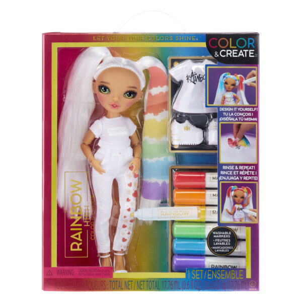 Rainbow High Color & Create Fashion Modepop - Groen